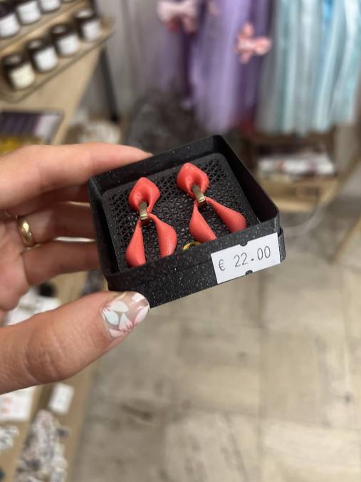 Náušnice z 3D tlačiarne (N083)