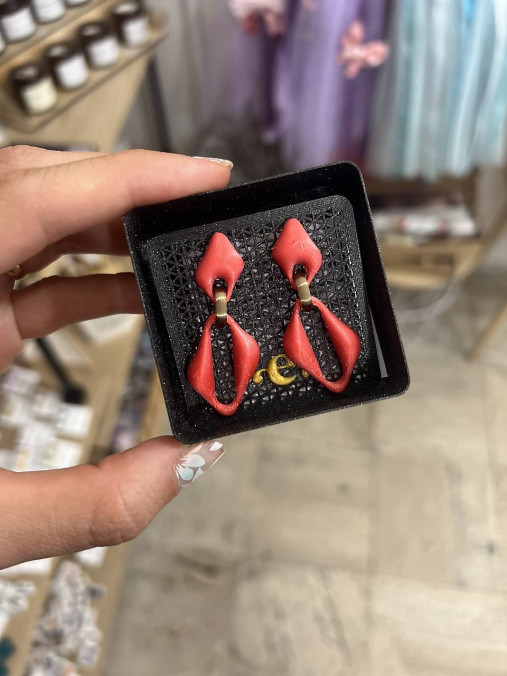 Náušnice z 3D tlačiarne (N083)