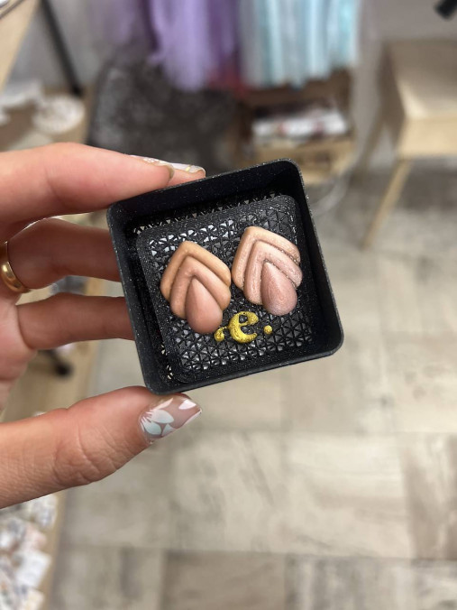 Náušnice z 3D tlačiarne (N072)