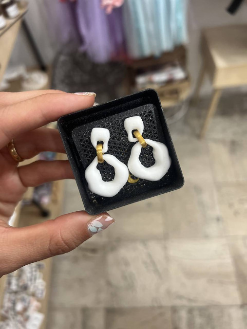 Náušnice z 3D tlačiarne (N054)