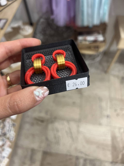 Náušnice z 3D tlačiarne (N097)