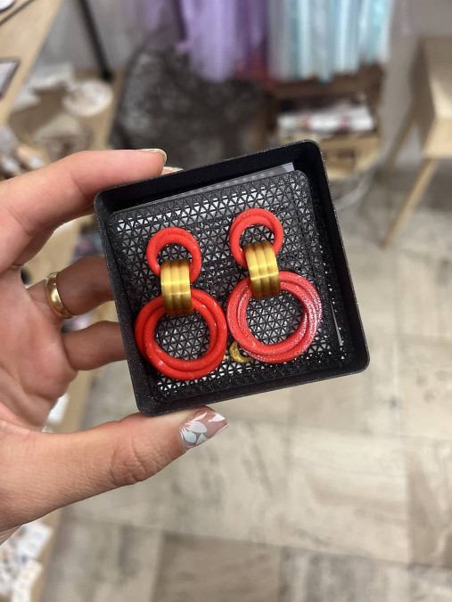 Náušnice z 3D tlačiarne (N097)