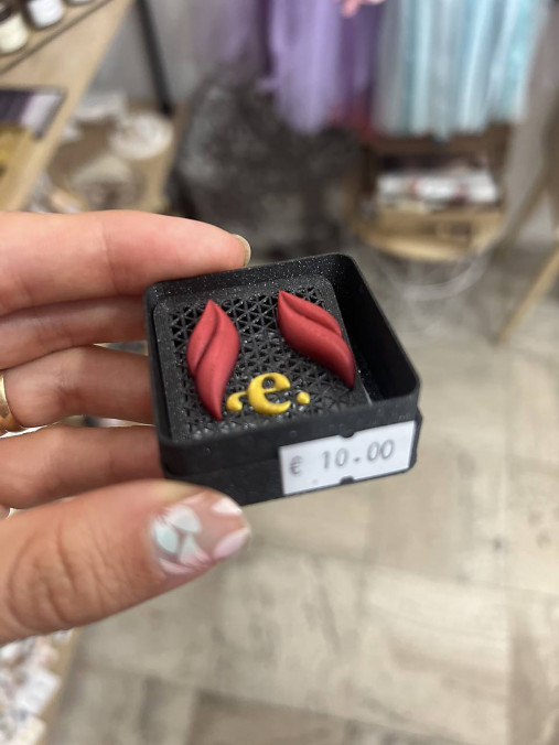 Náušnice z 3D tlačiarne (N067)