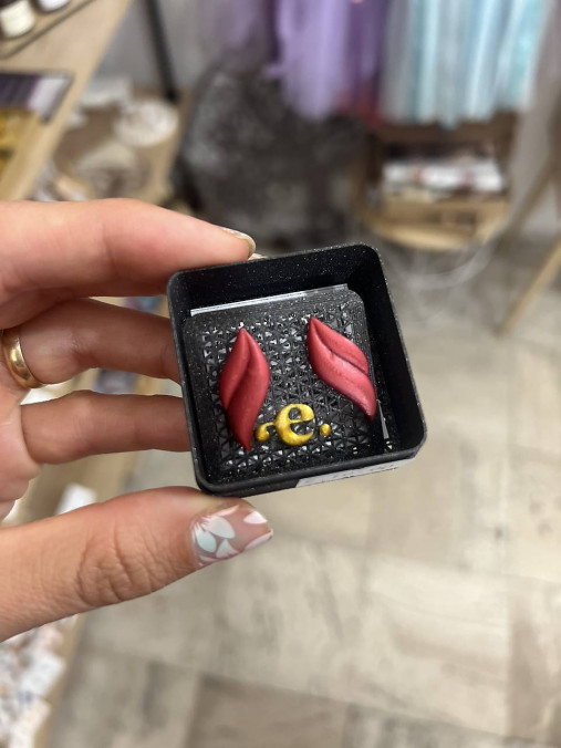 Náušnice z 3D tlačiarne (N067)