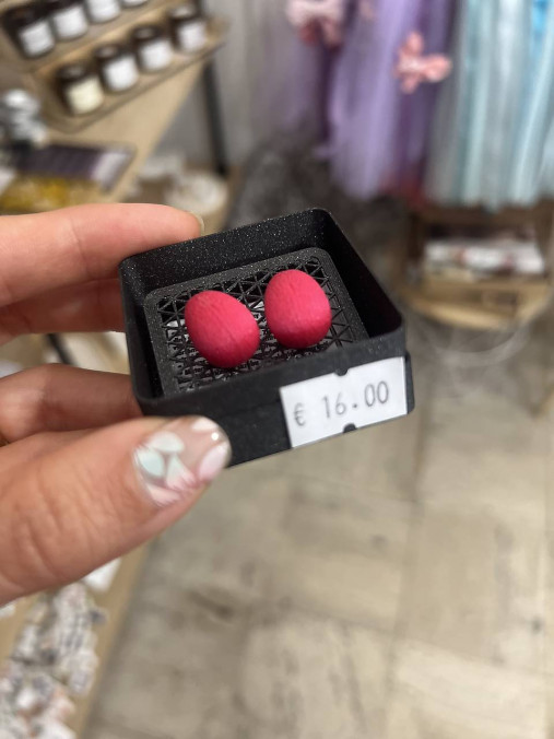 Náušnice z 3D tlačiarne (N013)