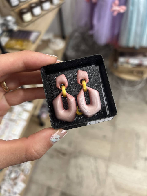 Náušnice z 3D tlačiarne (N056)