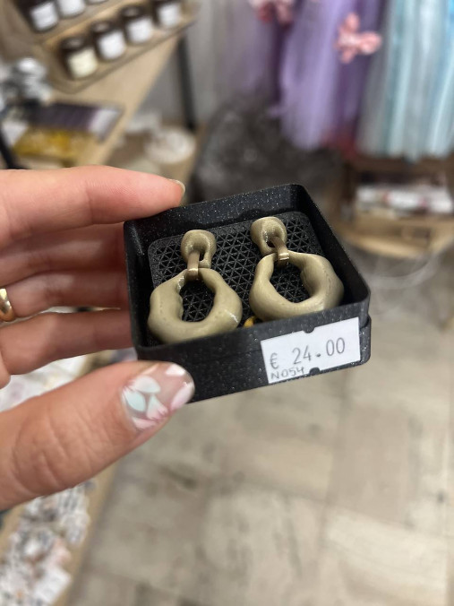 Náušnice z 3D tlačiarne (N054)