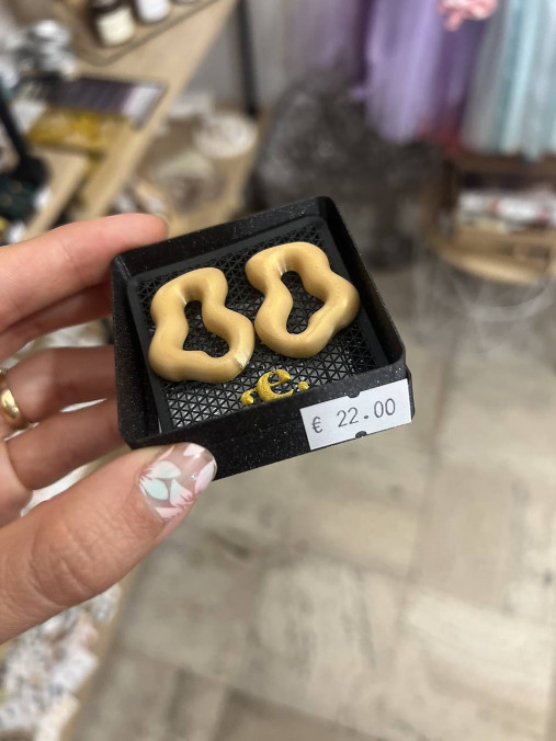 Náušnice z 3D tlačiarne (N057)