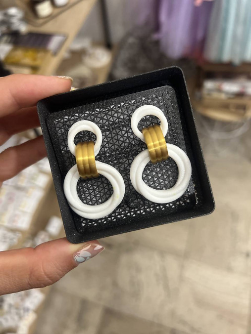 Náušnice z 3D tlačiarne (N097)