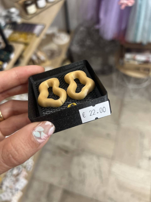 Náušnice z 3D tlačiarne (N057)