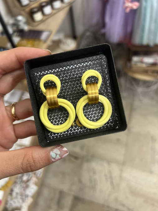 Náušnice z 3D tlačiarne (N097)