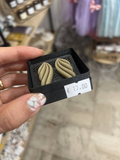 Náušnice z 3D tlačiarne (N071)