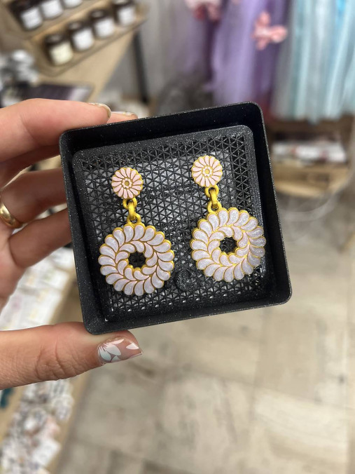 Náušnice z 3D tlačiarne (N060)