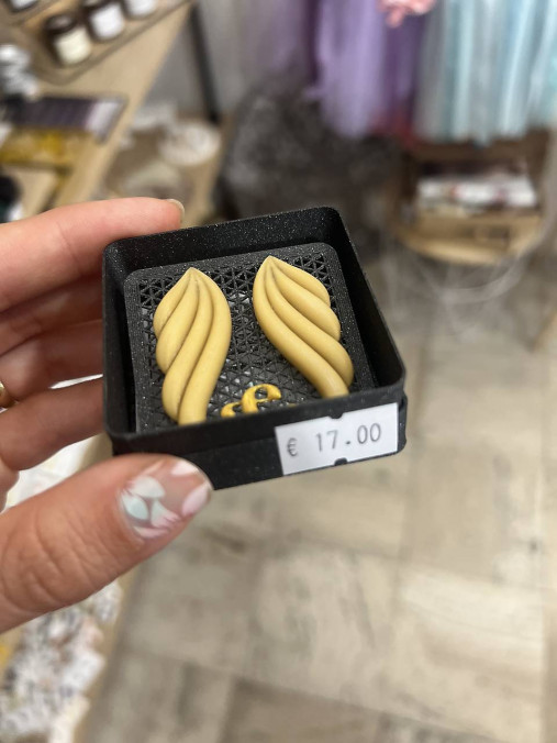 Náušnice z 3D tlačiarne (N071)