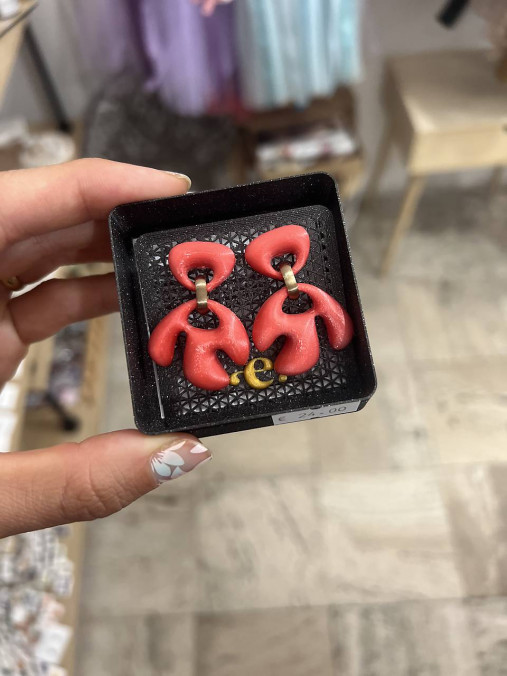 Náušnice z 3D tlačiarne (N055)