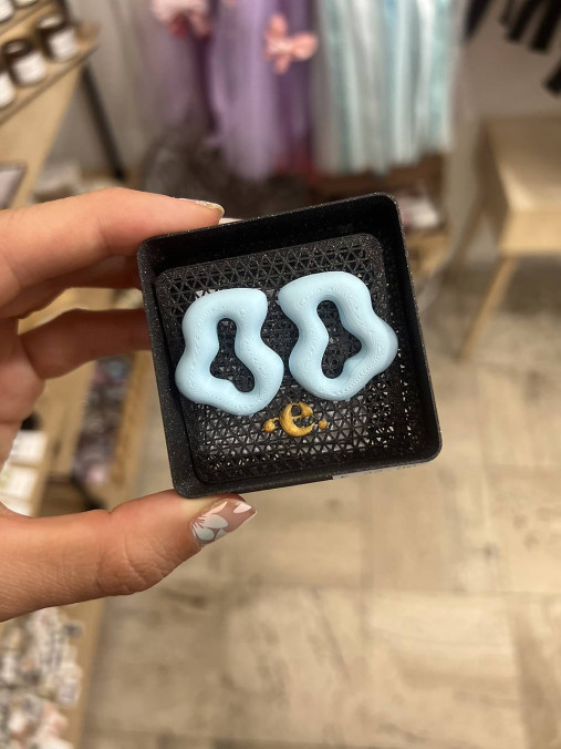 Náušnice z 3D tlačiarne (N057)