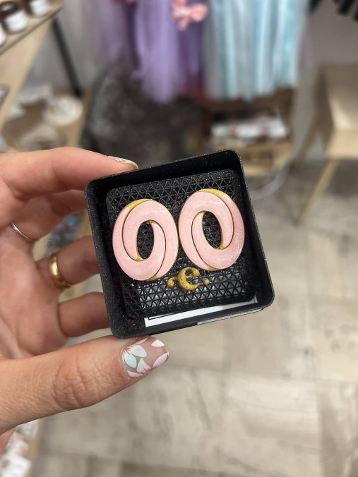 Náušnice z 3D tlačiarne (N086)