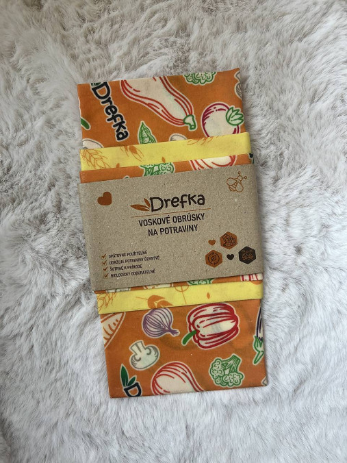 Voskový obrúsok SADA - veľkosti S/M/L (3)