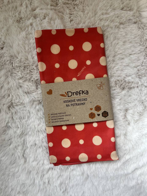 Voskové vrecko na chlieb, ekologický obal na potraviny - veľkosť XL 32x41cm (2)