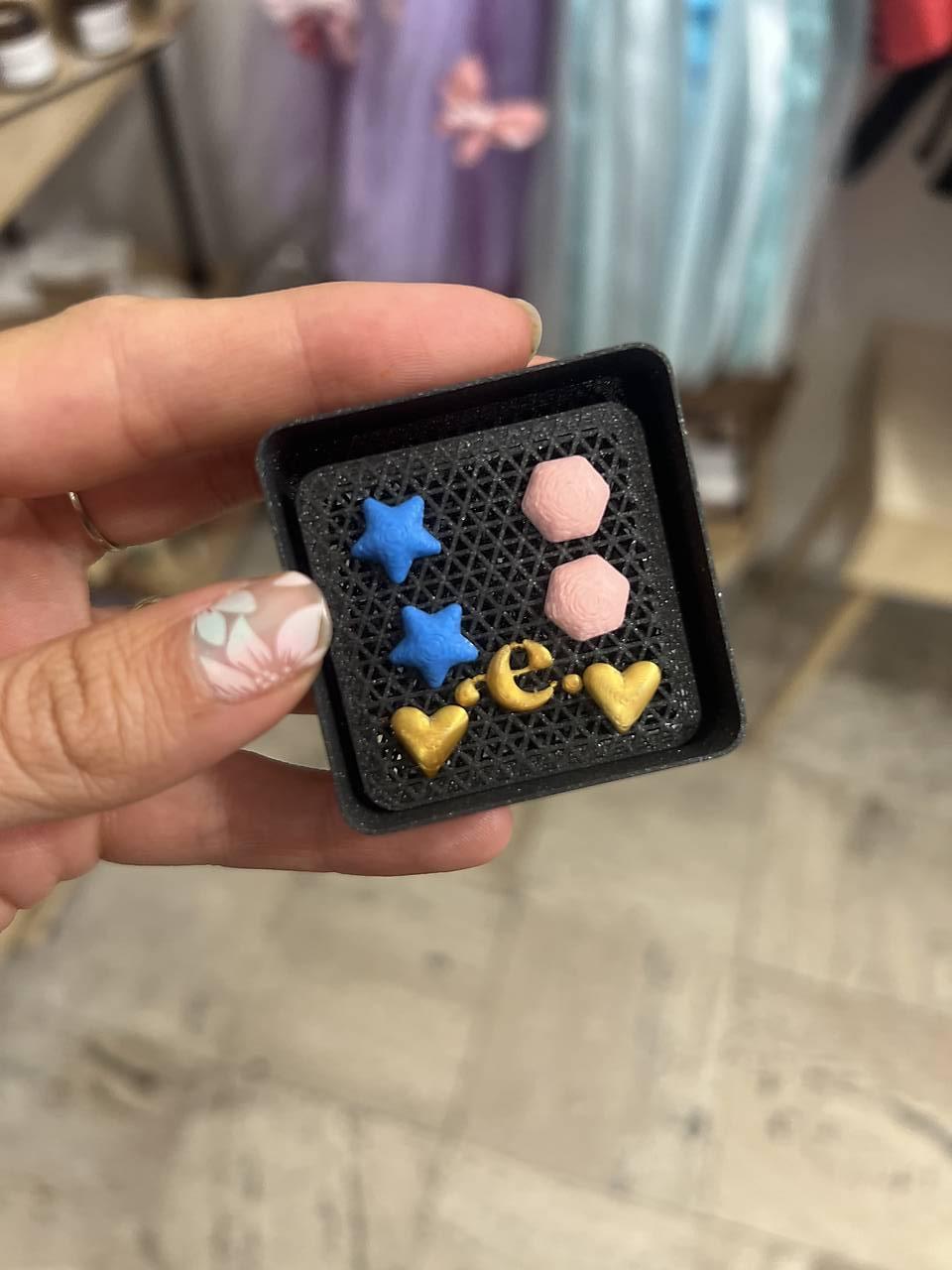 Náušnice z 3D tlačiarne (set002)