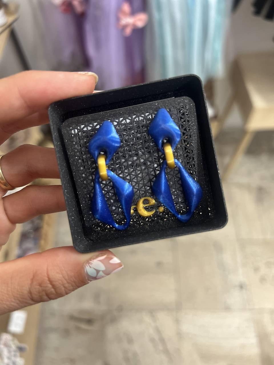 Náušnice z 3D tlačiarne (N083)