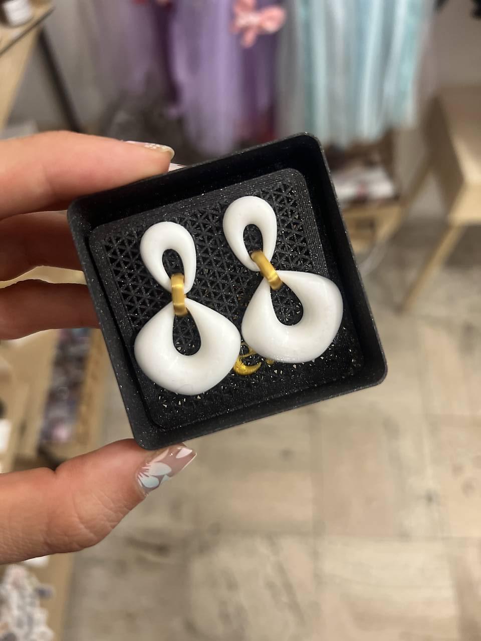 Náušnice z 3D tlačiarne (N052)