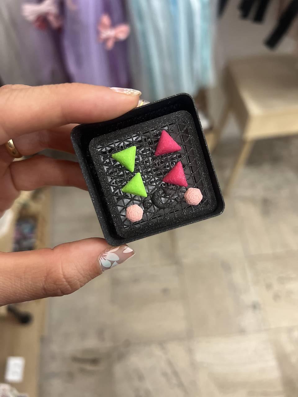 Náušnice z 3D tlačiarne (set002)