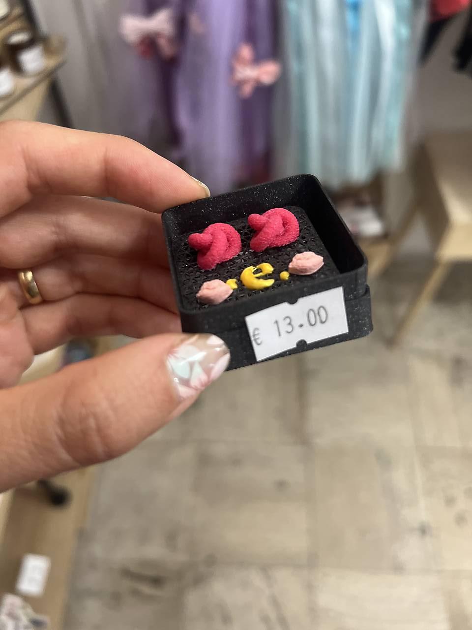 Náušnice z 3D tlačiarne (set003)