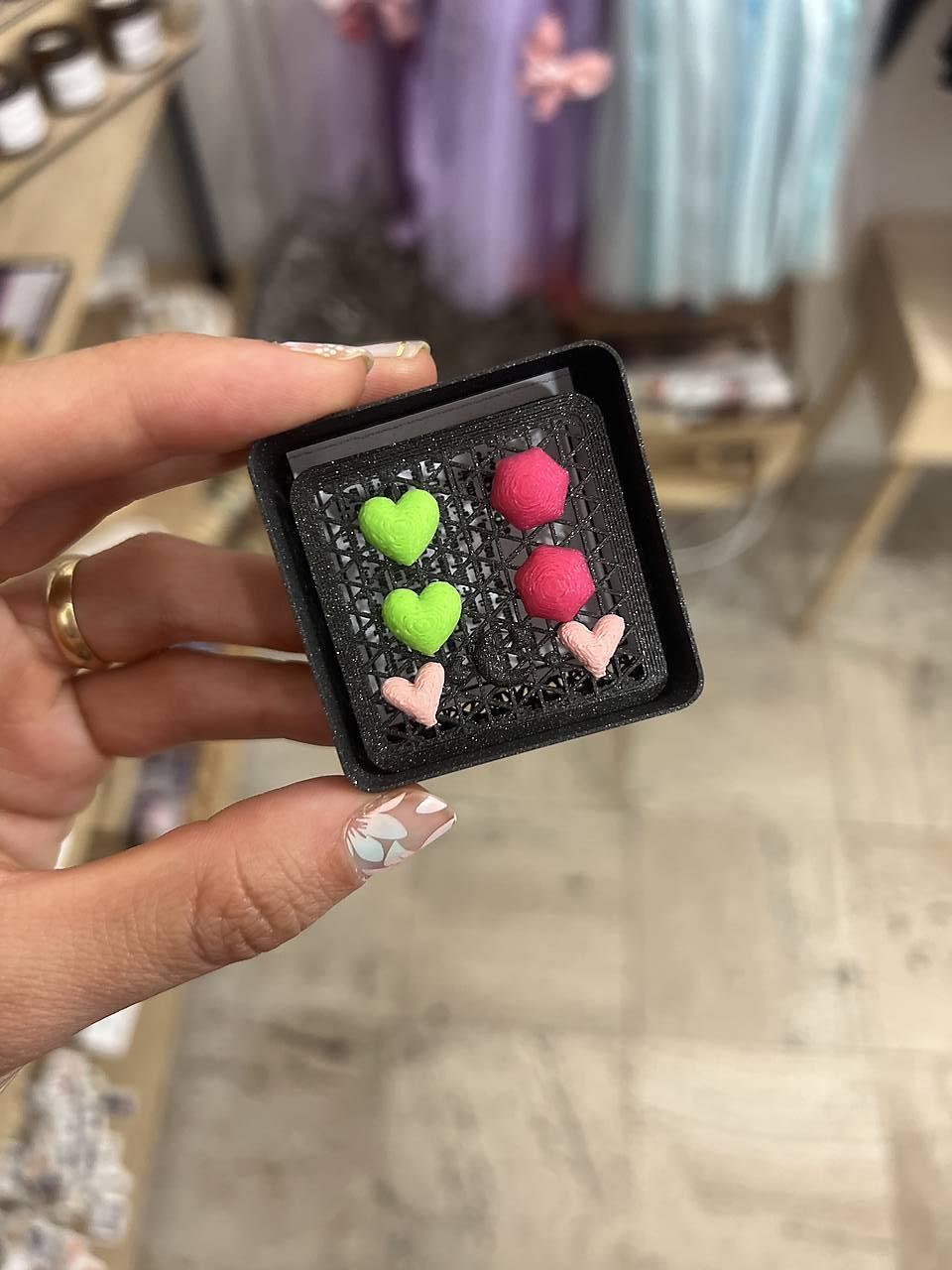 Náušnice z 3D tlačiarne (set002)