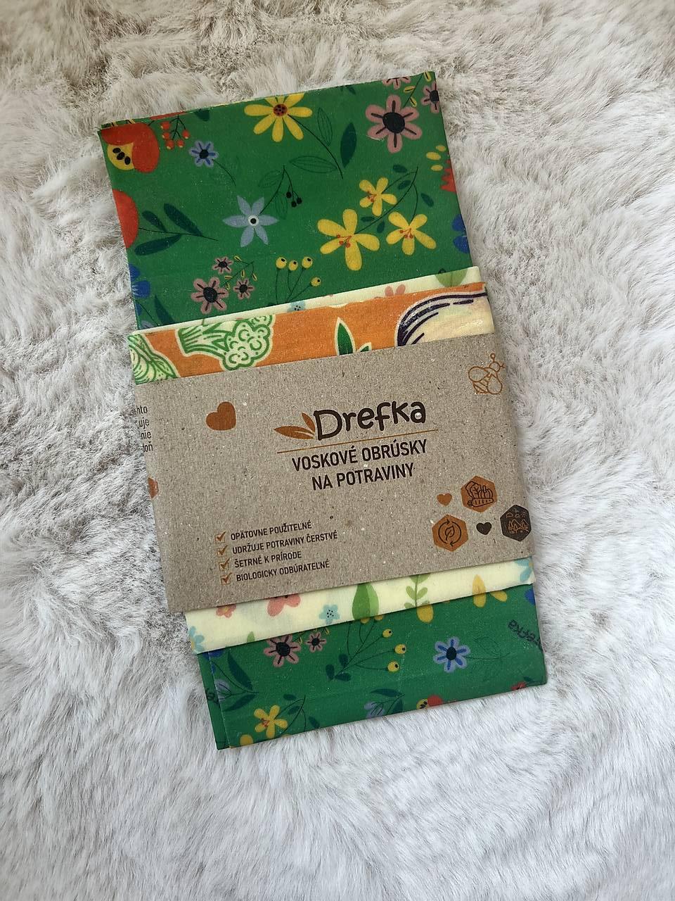 Voskový obrúsok SADA - veľkosti S/M/L (1)