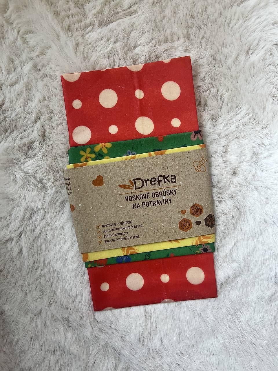 Voskový obrúsok SADA - veľkosti S/M/L (2)