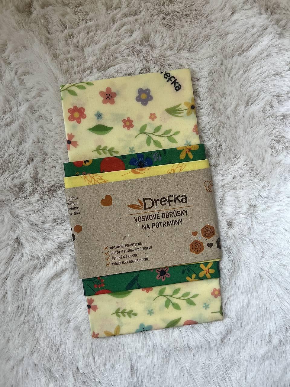 Voskový obrúsok SADA - veľkosti S/M/L (4)