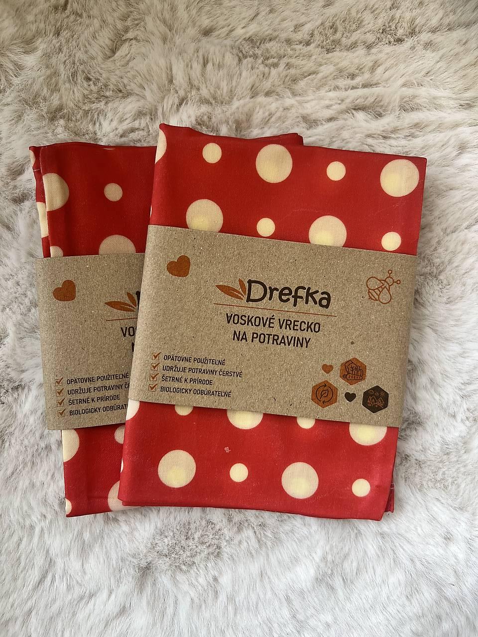 Voskové vrecko na chlieb, ekologický obal na potraviny veľkosť L 22x29cm (2)