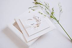 Papiernictvo - Romantický pozdrav - srdce s kvetmi - 17729407_