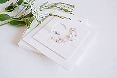 Papiernictvo - Romantický pozdrav - srdce s kvetmi - 17729408_