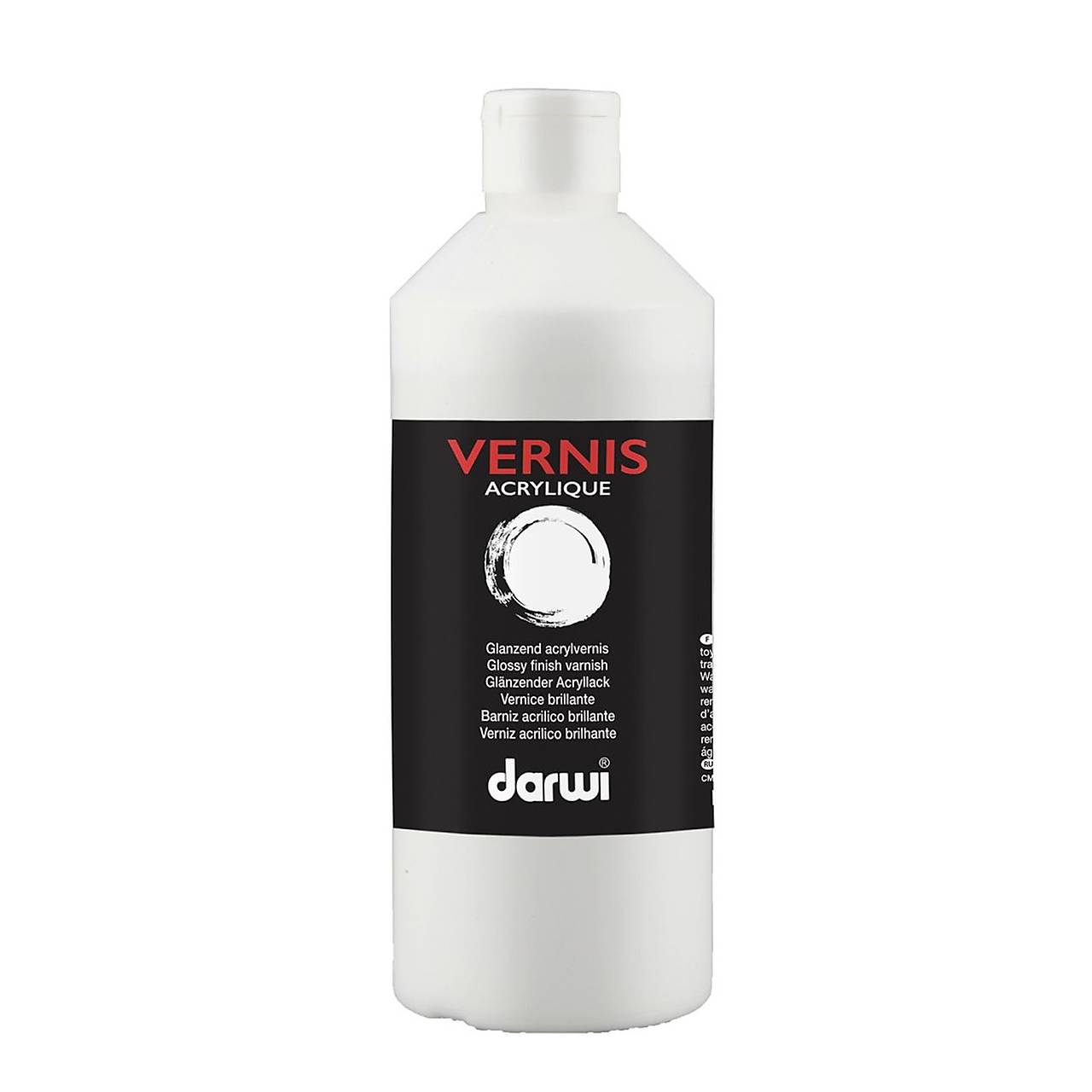 -50% lesklý lak, vodou riediteľný, 500 ml, Darwi, pôvod. cena 13€