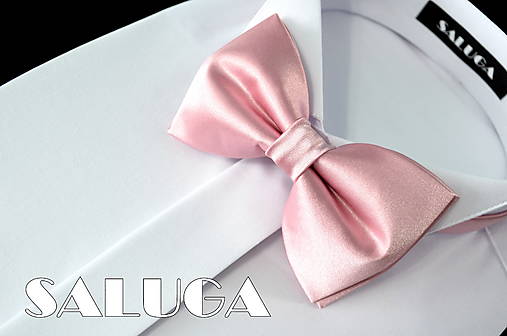 Detské doplnky - Detský púdrový ružový motýlik - staroružový - 17729703_