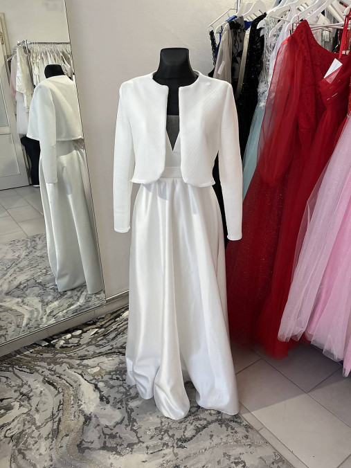 Svetre a kardigány - Ivory bolerko - 17729144_