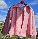 Saká - Ľanové sako / overshirt FRANCI - 17729646_