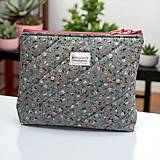 Taštičky - Kosmetická taštička prošívaná 22. - 17731935_