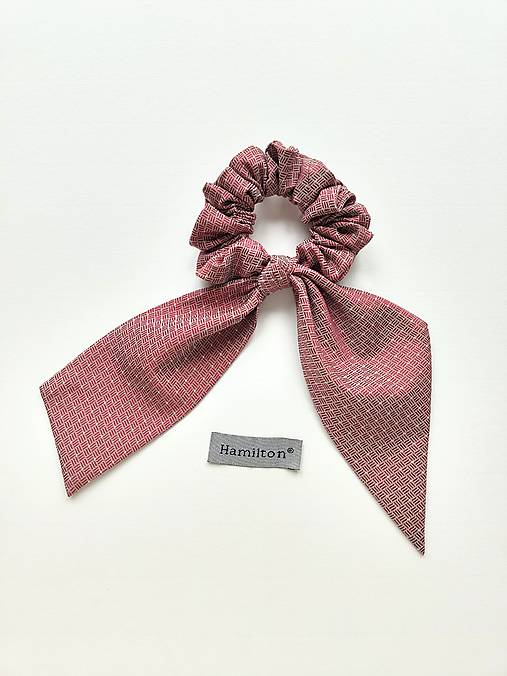 Maxi scrunchie asymetrická (Červená)