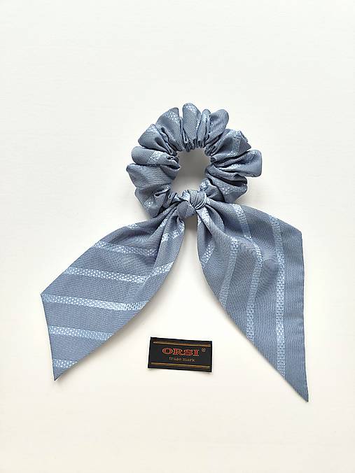 Maxi scrunchie asymetrická (Belasá)