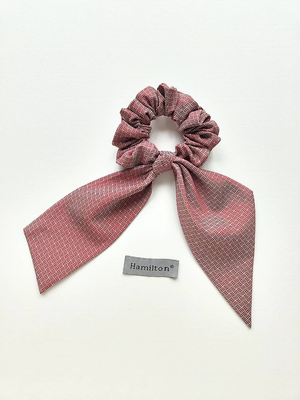 Maxi scrunchie asymetrická (Červená)