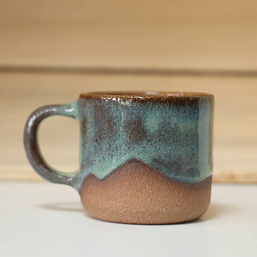 Hrnček Líška (140 ml) šedomodrý