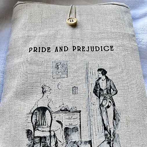 Papiernictvo - Puzdro na knihu/tablet Pycha A Predsudok - 17732436_
