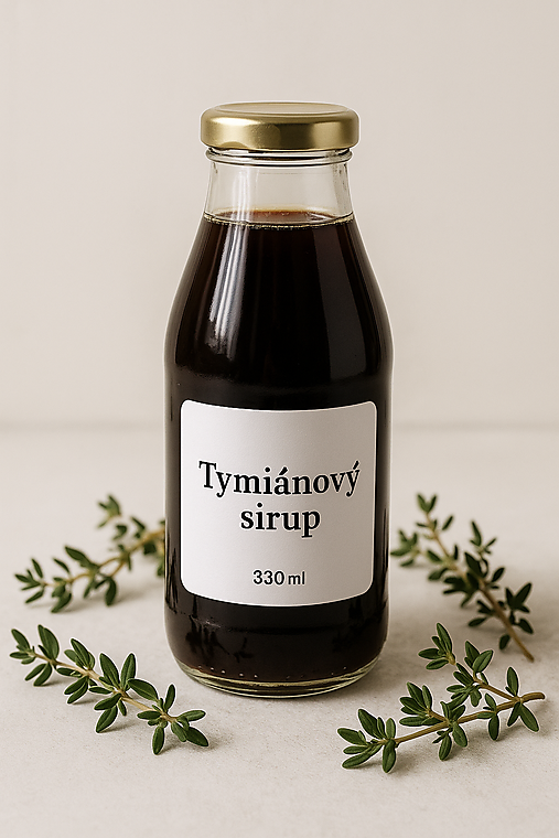 Sirupy - Tymiánový sirup proti kašľu - 17732207_
