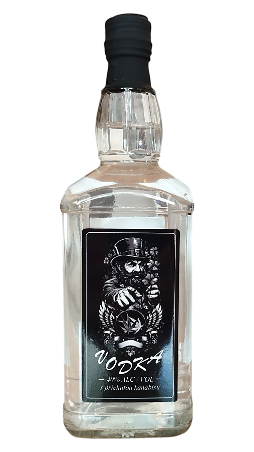 Alkoholické nápoje - Prémiová VODKA s príchuťou kanabisu. - 17733612_