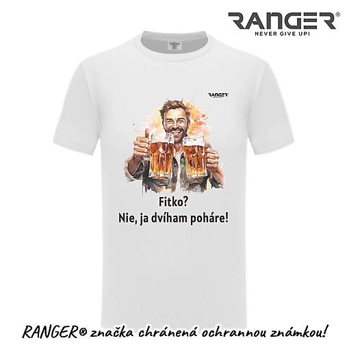 Topy, tričká, tielka - Tričko RANGER® - Pivo 01 - 17733032_
