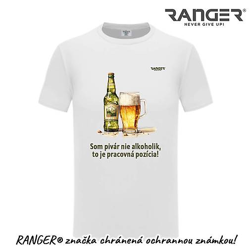 Topy, tričká, tielka - Tričko RANGER® - Pivo 03 - 17733098_