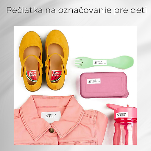 Pečiatka na označovanie – pre deti personalizovaná